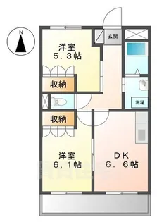 KOWAガーデンハイツ1【2階】の間取り