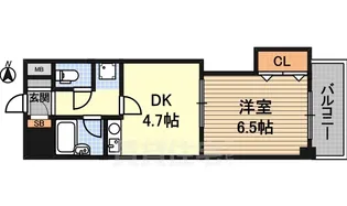 メゾン恒悦【5階】の間取り
