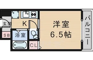 サンパティゼ豊中【3階】の間取り