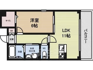 Lumiere(ルミエール)【6階】の間取り