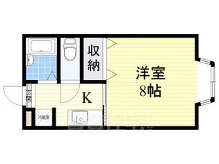 ジュネス1号館【2階】の間取り