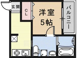 プログレス尼崎【1階】の間取り
