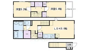 ネオ ブルックII【2階】の間取り