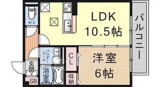 シャン・リアンT.Y【1階】の間取り