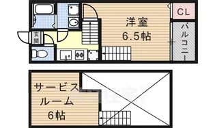 ネオコーポ内田橋【2階】の間取り