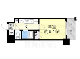 プレサンス新大阪クレスタ【3階】の間取り