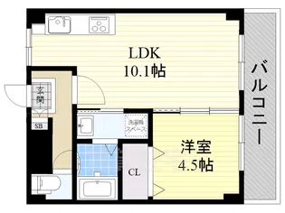 コーエイハイツ【7階】の間取り
