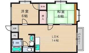 メゾン・ド・クレール【2階】の間取り