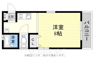 水笠ハイツ【3階】の間取り