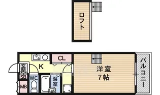 メルベーユ【3階】の間取り