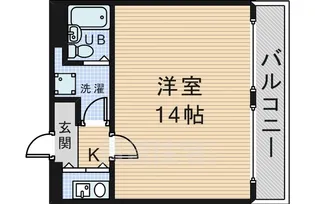 シティヒルズウオアサ【5階】の間取り