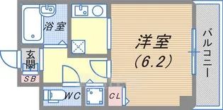 ロイヤルヒル神戸三ノ宮【2階】の間取り