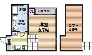 Globe amaranth 庄内通【1階】の間取り