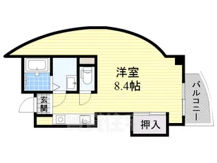 ウィングビュー鮎川【3階】の間取り