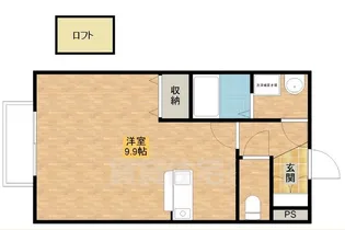 ビアンフェ真上【2階】の間取り