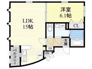 MILES TONES【3階】の間取り