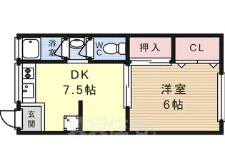 荒賀マンション【301号室】の間取り