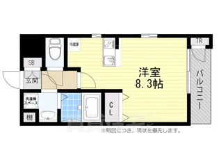 アーバネックス高槻芥川【1005号室】の間取り
