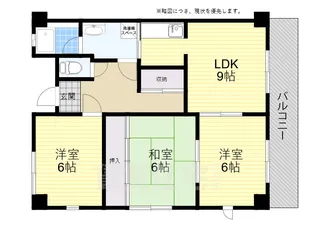 サンコート橋の内【1階】の間取り