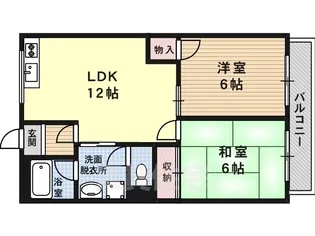 ヴェルデ高御座【2階】の間取り