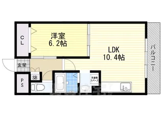 ラマージュⅠ【3階】の間取り