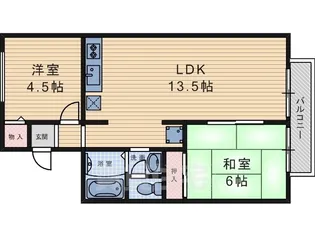 グレースハイムA棟【2階】の間取り