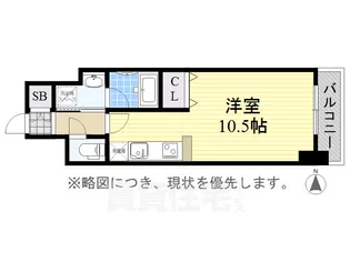 AMBER HOUSE Horita【13階】の間取り