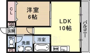 ディジェーム中村【4階】の間取り