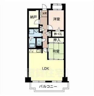 エスタ西宮【4階】の間取り