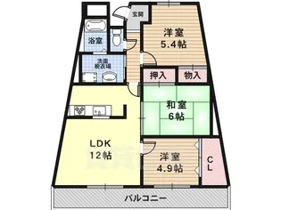 エスポアール岩根【2階】の間取り