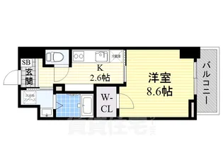 S-FORT金山(旧エルスタンザ金山)【5階】の間取り