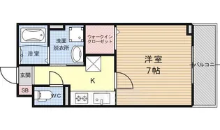 ポルトボヌール【3階】の間取り