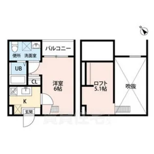 クリオス【2階】の間取り