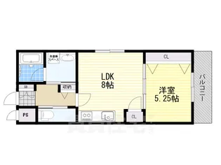 EASE.A4【1階】の間取り