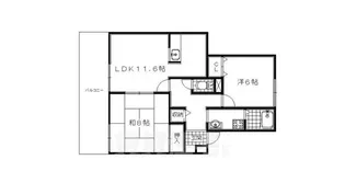 エスポワール【2階】の間取り