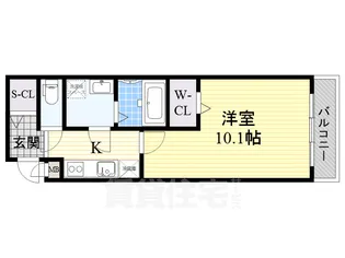 大阪府堺市堺区香ヶ丘町1丁【アパート】の間取り