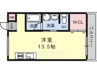 プランドール【4階】の間取り