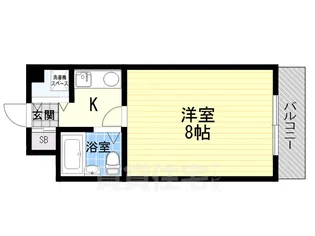 西北チェリーマンション【4階】の間取り