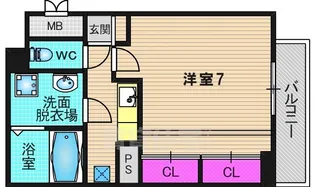 プログレス7番館西屋敷【1階】の間取り