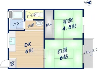 原ハイツ【2階】の間取り