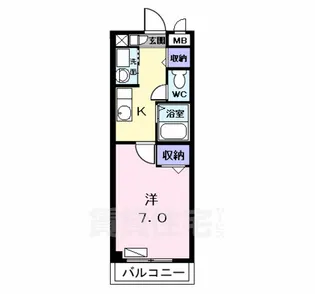 フィオーレ【1階】の間取り