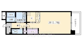 サンロイヤル三条【5階】の間取り