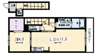 グレースコート中野【2階】の間取り