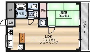 エスカローナ玉田【2階】の間取り