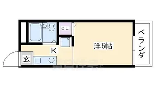 メイツサカソ【1階】の間取り