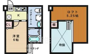 ロフティ大北小路【2階】の間取り