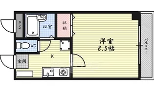 サムティ上堀川【6階】の間取り