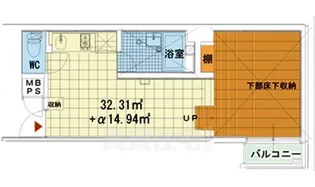 是空HORIKAWA【2階】の間取り