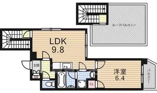プラネシア星の子京都御所【7階】の間取り