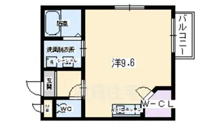 ハイツ西村【2階】の間取り